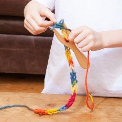Knitting Fork with Filges Organic Wool