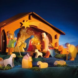 Ostheimer Nativity Set 1 in Wooden Box