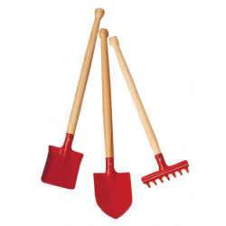 Gluckskafer Short Garden Tools Red