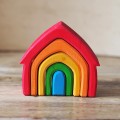 Grimms Stacking House - Rainbow 