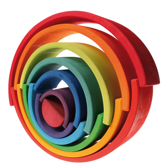 Grimms 12 Piece Tunnel - Rainbow
