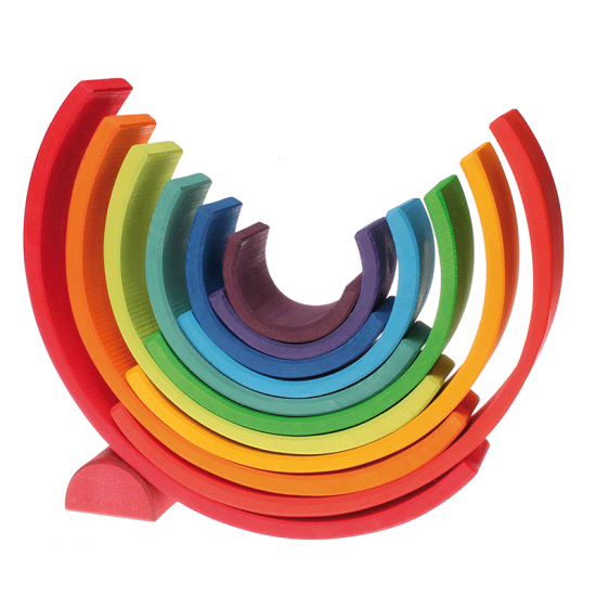 Grimms 12 Piece Tunnel - Rainbow