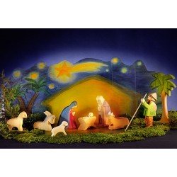 Ostheimer Nativity Set with Diorama