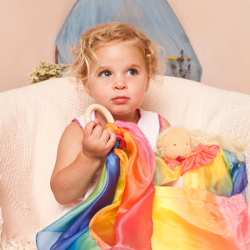 Sarah's Silks Teether - Rainbow 