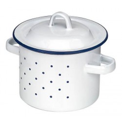 Gluckskafer Enamel Saucepan Tall