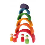 Grimms 6 Piece Tunnel - Rainbow