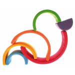 Grimms 6 Piece Tunnel - Rainbow