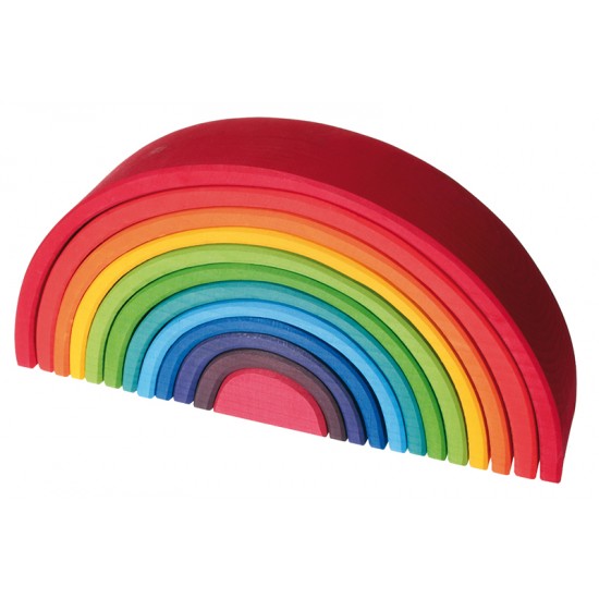 Grimms 12 Piece Tunnel - Rainbow