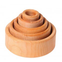 Grimms Stacking Bowls - Natural 
