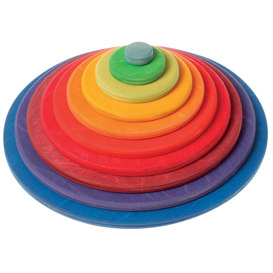 Grimms Concentric Circles & Rings - Rainbow
