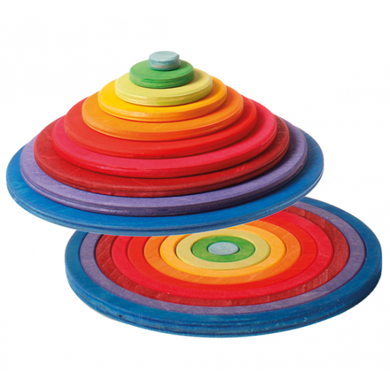 Grimms Concentric Circles & Rings - Rainbow