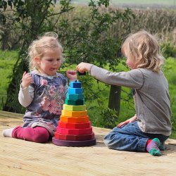 Grimms Giant Geometric Stacking Tower