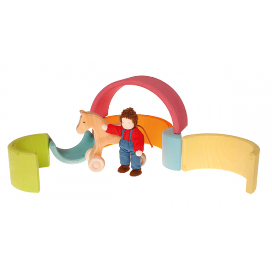 Grimms 6 Piece Tunnel - Pastel 
