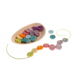 Grimms Threading Buttons - Pastel Small 
