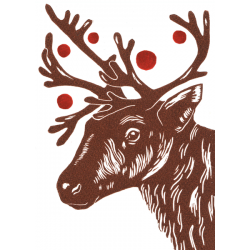 Christmas Card - Reindeer 