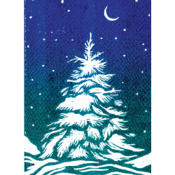 Christmas Card - Starry Night 