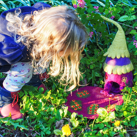 Felted House - Fairy 