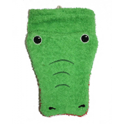 Organic Wash Mitt - Crocodile 