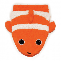Organic Wash Mitt - Clownfish 