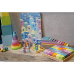 Grimms 36 Cubes Puzzle - Pastel