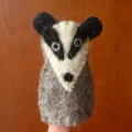 Finger Puppet Badger 