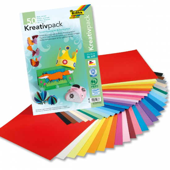 Creative Pack - Coloured Paper & Card