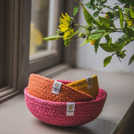 Jute Mini Bowl Set - Fire