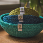 Jute Mini Bowl Set - Ocean