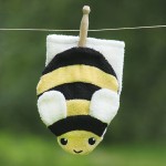Organic Wash Mitt - Bee 