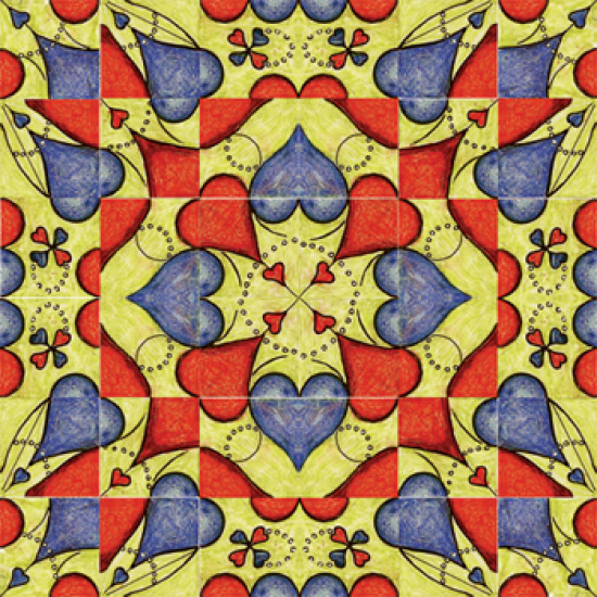 Hearts Mandala