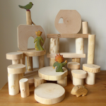 Magic Wood 36 Barkless Tree Blocks
