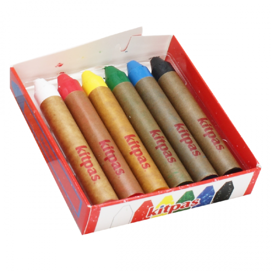 Kitpas Crayons - Stick Window Crayons 6 pcs