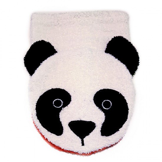 Organic Wash Mitt - Panda 