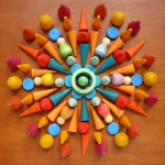 Grapat Mandala Orange Cones (19-206)