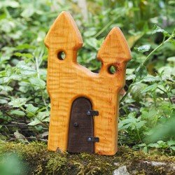 Bikeho Double Tower with Bark Door