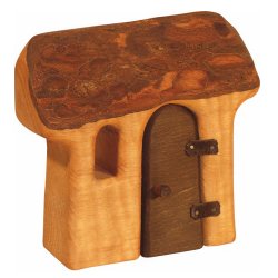 House with Bark Door