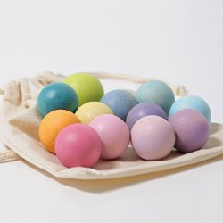 Grimms 12 Small Balls - Pastel