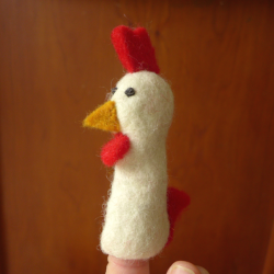 Finger Puppet Chicken 