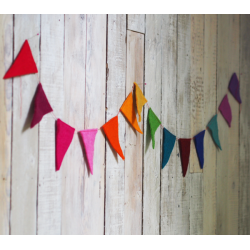Colourful Felt Bunting