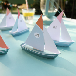 Paper Play Sail Boats