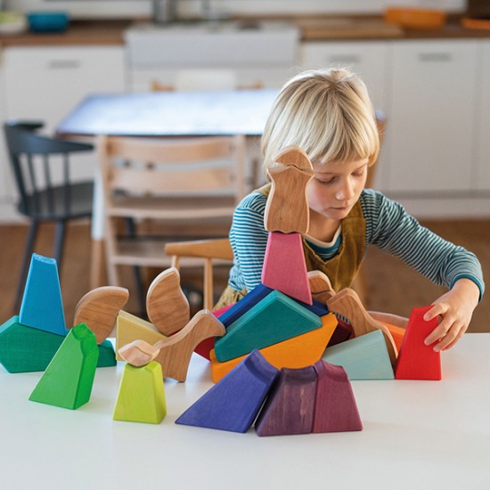Grimms Building Set - Rainbow Lion 
