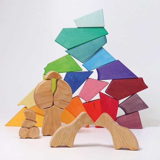 Grimms Building Set - Rainbow Lion 