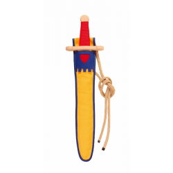 Large Lansquenet Sword Yellow & Blue
