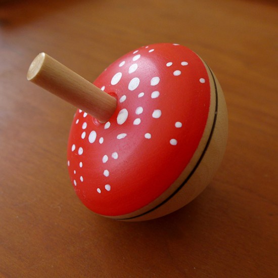 Mader Toadstool Egg Spinning Top