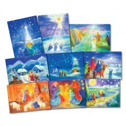 Through Advent and Christmas Postcards Set 9 Cards