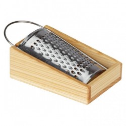 Gluckskafer Fine Grater with Wooden Tray