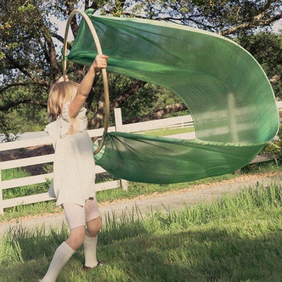 Sarah's Silks GIANT Earth Playsilk - Forest