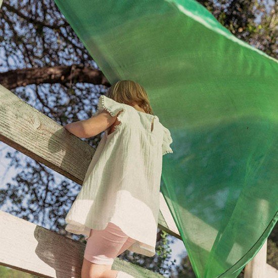 Sarah's Silks GIANT Earth Playsilk - Forest