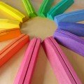 Postcard Holders - Colour Wheel 