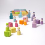 Grimms 36 Cubes Puzzle - Pastel
